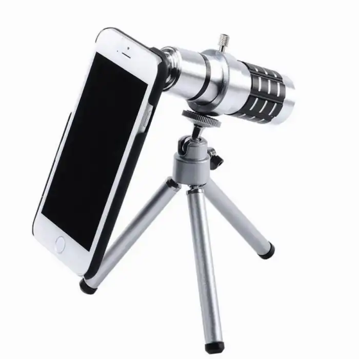 Dürbün 5 5S 4 4S Için Alüminyum 14X Optik Zoom Yakından Görüntü Çekme