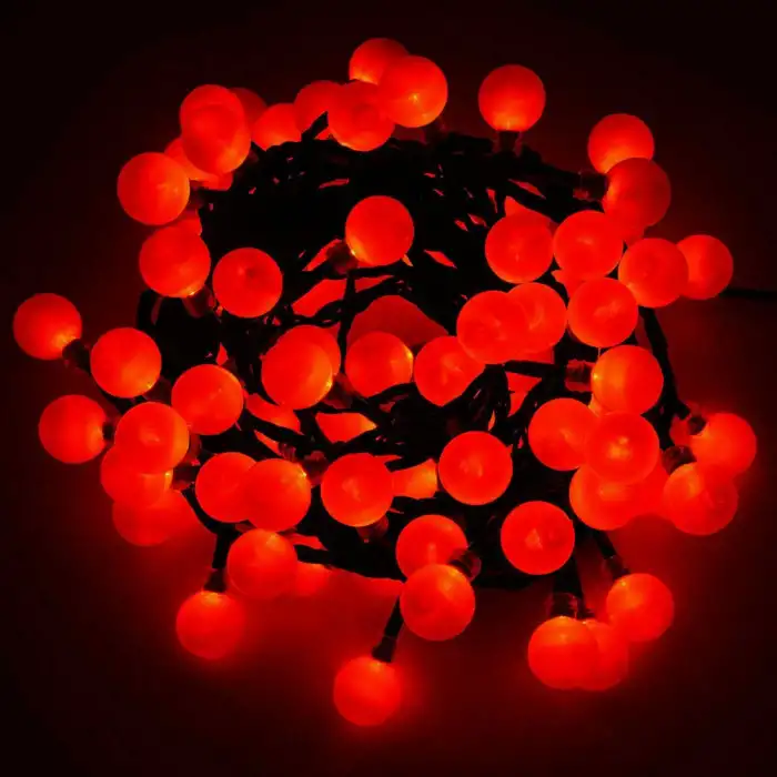 5 M 28 Led Kırmızı Işık Siyah Kablo Fişli Çeşidi