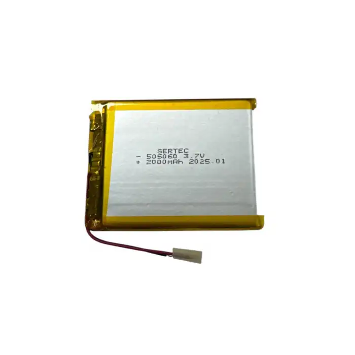 Yüksek Kapasiteli Li-Polymer Pil 2000 mAh 3.7V