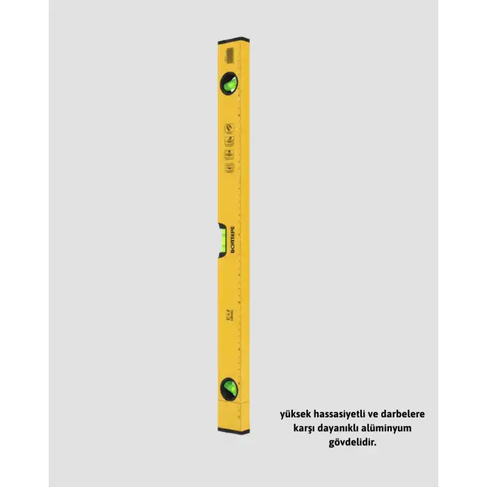 Ergonomik Su Terazisi 600 mm Pratik Ölçüm Aracı