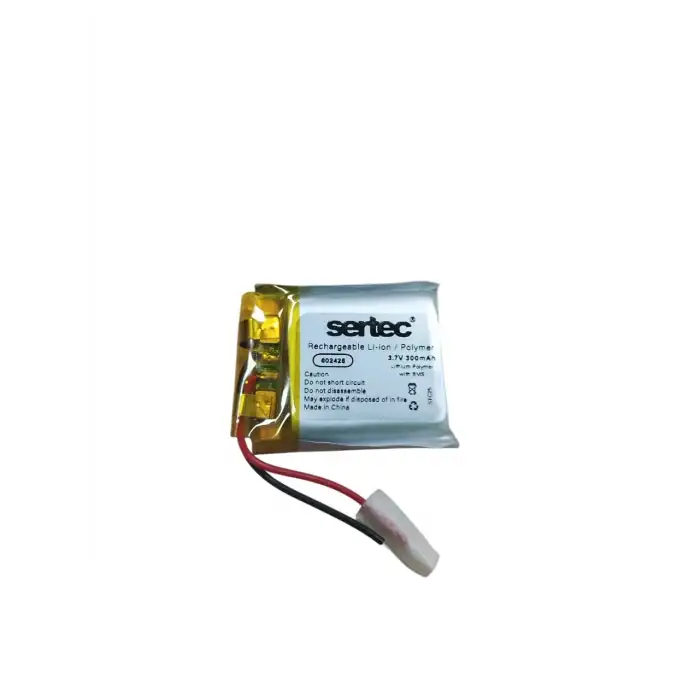Yüksek Performanslı Li-Polymer Pil 300mAh 3.7V Devreli