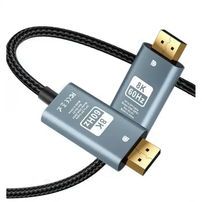 Ultra HD 8K DisplayPort Kablo 2 Metre