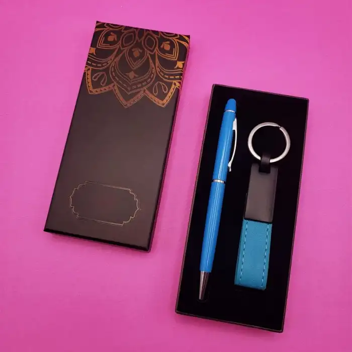 17 Cm Metal Kalem Anahtarlık Ve Tükenmez