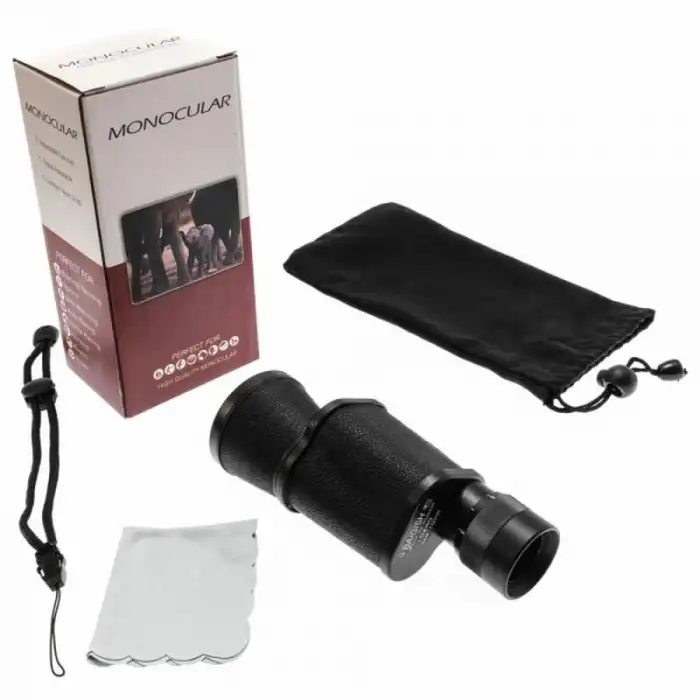 Monoküler Dürbün Baigish 10X40 Metal Deri Kaplamalı Rus Modeli