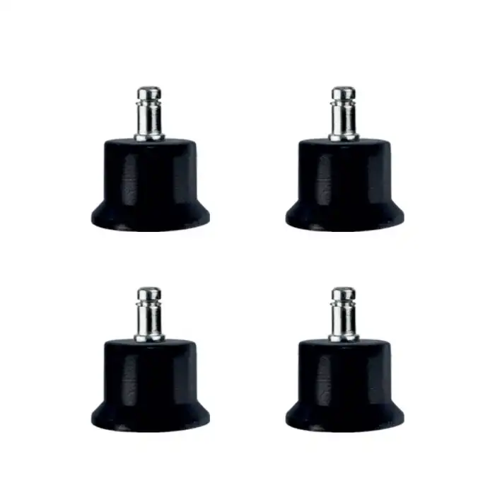 50MM Ölçülü Bekleme Ayak Geçmeli Pimli Siyah 11MM 4 Adet