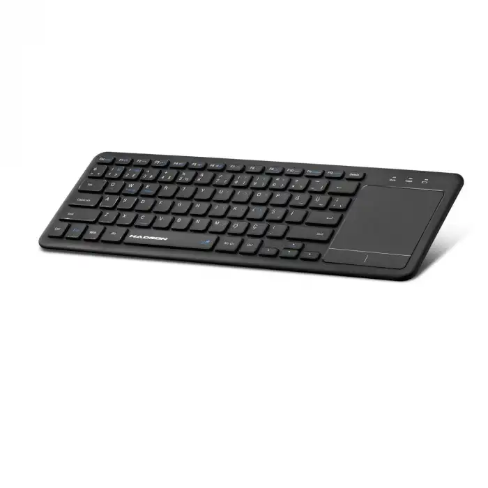 Kablosuz Bluetooth Klavye ve Touch Pad Siyah Q Uyumluluğu