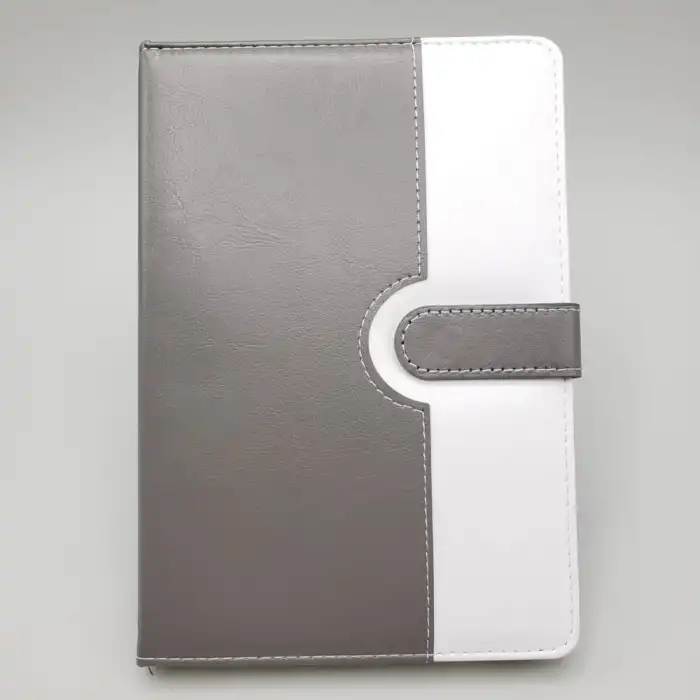 Şık Çizgili Termo Deri Defter A5 Boyut 106 Yaprak