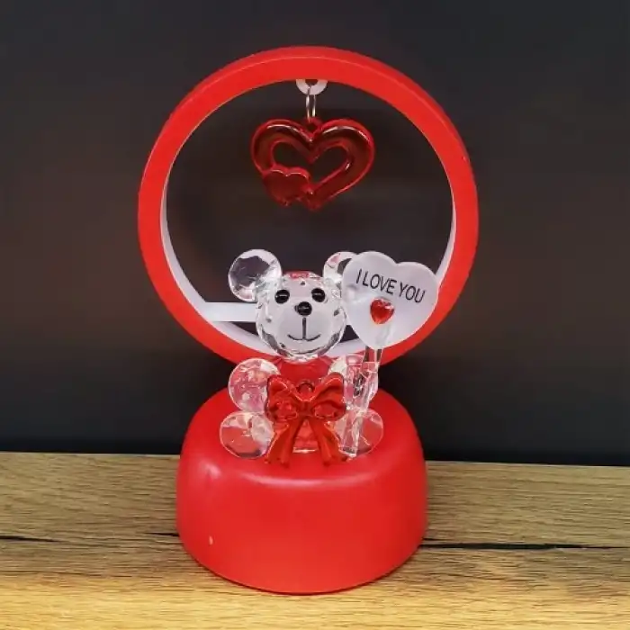 Şık Dekoratif Işıklı 13 cm Romantik Hediye