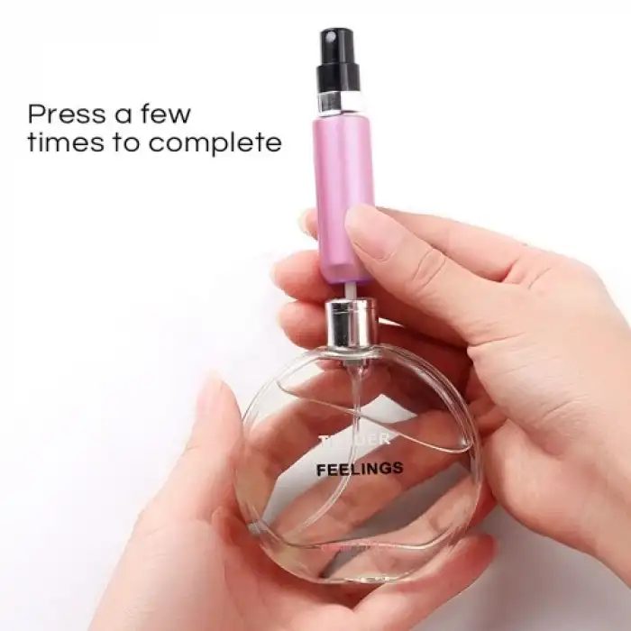 Şık Doldurulabilir Mini Cep Parfüm Şişesi 5 ml Seyahat İçin