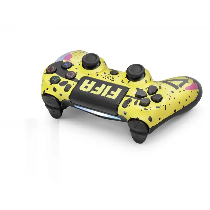 Sarı Gamepad PS4 Uyumlu 3.5 mm Kulaklık Girişi ile