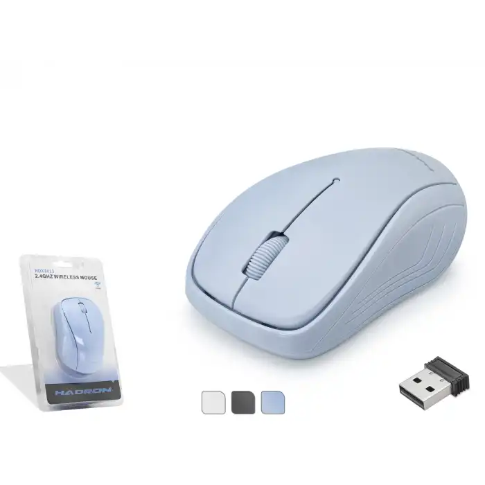Kompakt Kablosuz Mouse 1200 Dpi USB Alıcı ile Ofis ve Ev Kullanımı