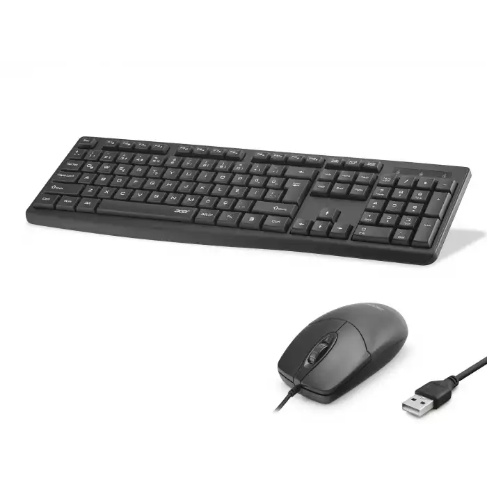 Kapsamlı Klavye Mouse Seti 1200 Dpı USB Kablolu