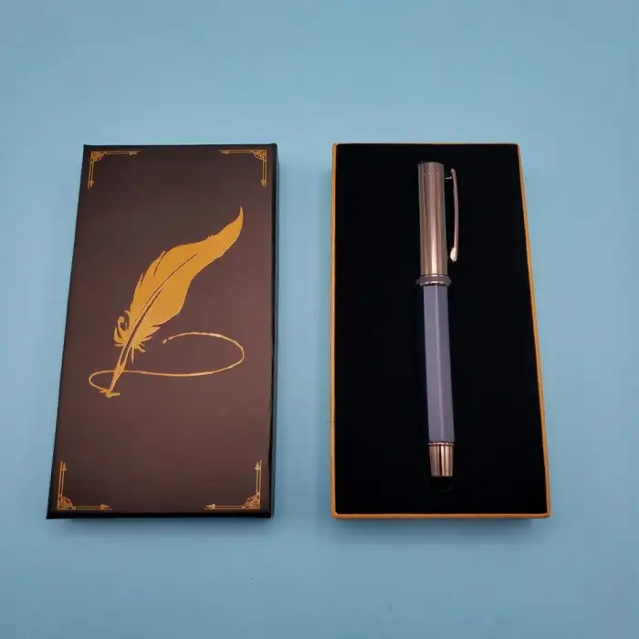 17 Cm Kalem Metal Lacivert