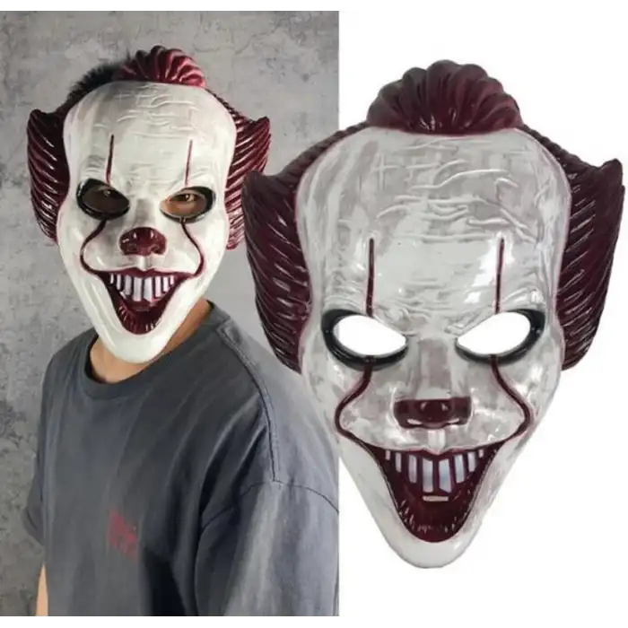 Maske Plastik Joker Maskesi Killer Palyaço si