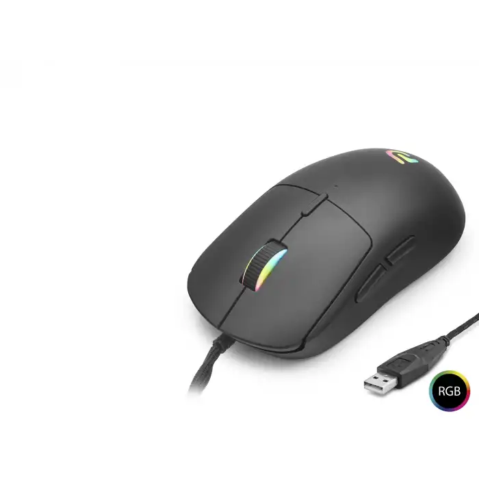 Ergonomik RGB Oyun Mouse 3200 Dpi USB Ağırlık 59g