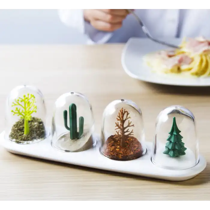 4 Adet Seasoning Shakers Dört Mevsim Baharatlık