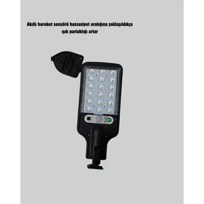 Akıllı Sensörlü Solar Sokak Lambası 1 Adet Dış Mekan