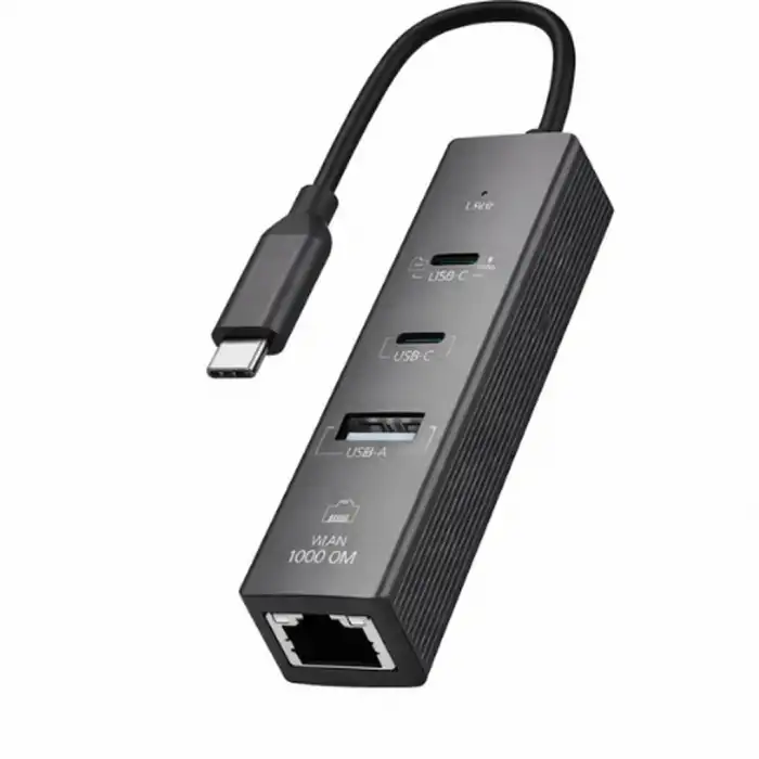 ile 2 USB Gigabit Ethernet Adaptörü (Type-C Model)