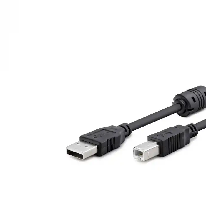 Esnek USB Printer Kablosu 3M Siyah Type-A Type-B