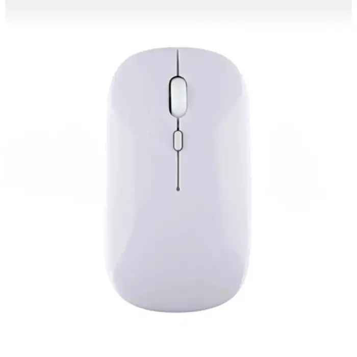 Şık Beyaz Bluetooth Mouse Uzun Pil Ömrü ile Kablosuz