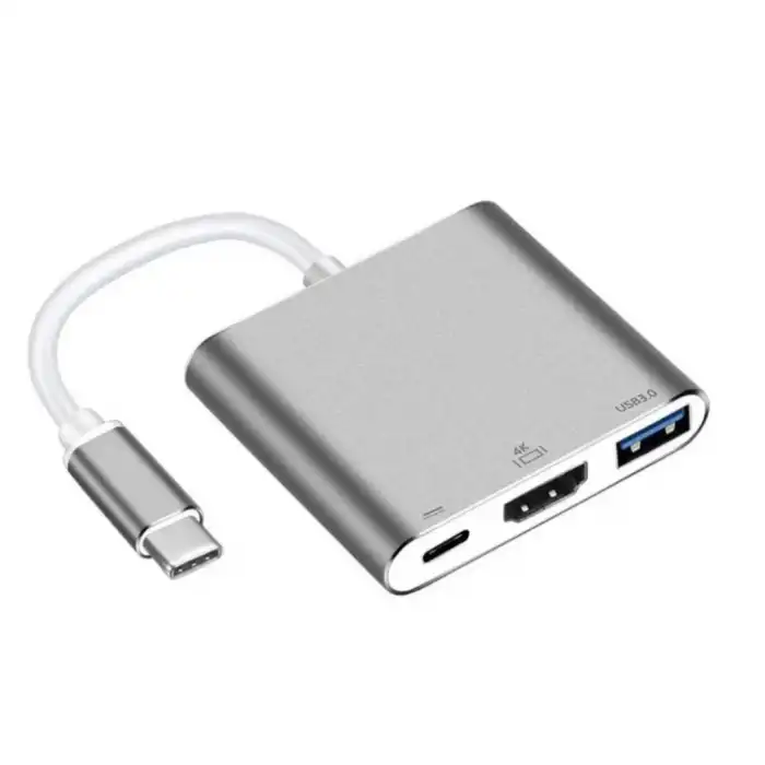 Kompakt 3ü 1 Arada Type-C Bağlantı Adaptörü