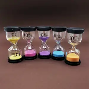 10 X 4.5 Cm Plastik Kum Saati 10 Dakikalık