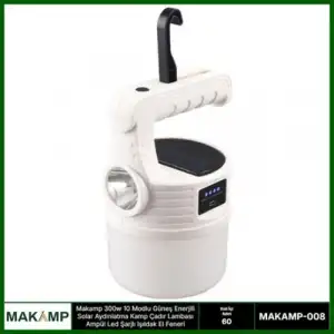 Ergonomik 300W 10 Modlu Kamp Çadır Lambası