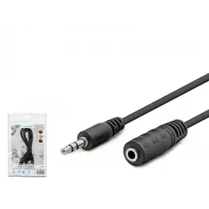3.5 Mm Aux Uzatma Kablosu 1.2 M Siyah