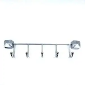 Şık Krom Banyo Askısı 5li Set ile Modern Dekorasyon