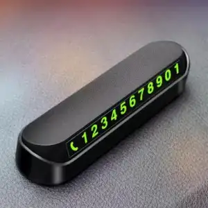 Şık Tasarımlı Araç Torpido Numaratörü 3 Adet Magnetli Rakam