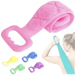 70 cm Ölçülü Banyo Sırt Kesesi Çift Taraflı