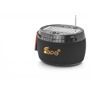 Hoparlör Bluetooth Fm Radyo Usb Tf Aux Solar Şarjli Taşinabi̇li̇r Kamp FP396S