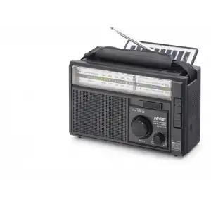 Hoparlör Bluetooth Solar Panelli Fm Radyo Usb Tf Nostaljik Siyah NS9951BTS