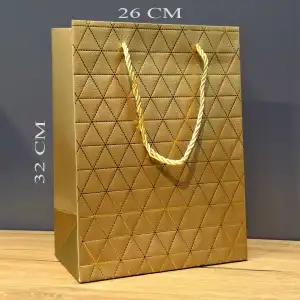 26 X 32 Cm Çanta büyük Gold Hediye sı