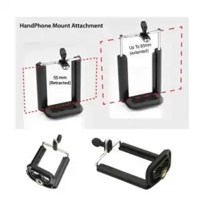 Kullanıma Uygun Cep Telefonu Tripod Bağlantı Aparatı