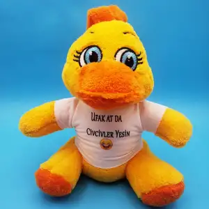 Oyuncak Civciv Ufak At Da Civcivler Yesin Tişörtlü