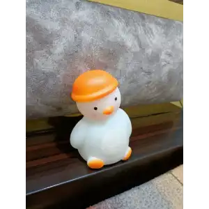 Turuncu Kullanıma Uygun Dekoratif Işıklı Kardan Adam Figürü