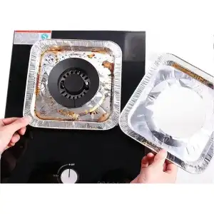Alüminyum Kullanıma Uygun Folyo Ocak Koruyucusu 10lu Paket