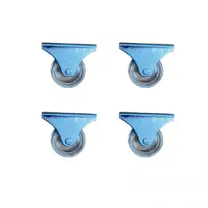 Teker Furç Sabit 32MM Şeffaf 4 Adet