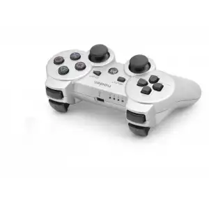 Metalik Gümüş Gamepad PS3 Uyumlu Kablosuz Kontrol Cihazı