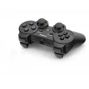 Ergonomik Kablosuz Gamepad PS3 Uyumlu Siyah Renk