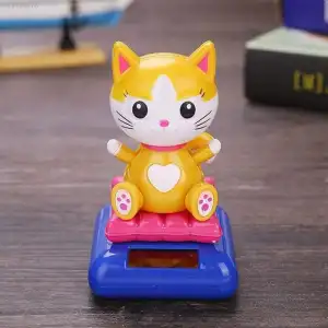 Kullanıma Uygun Güneş Enerjisiyle Çalışan Solar Sallanan Kedi