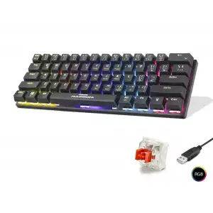99.5 X 36 Mm Mekanik Mini Klavye Red Switch Rgb Siyah G509R