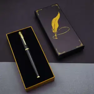 13 Cm Mavi Kalem Metal Siyah Roller