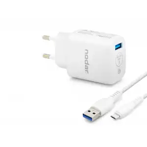Adaptör Micro Usb Qc 3.0 Hızlı Şarj Seti 18W 3.4A Usb lü Beyaz