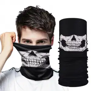 Kullanıma Uygun Motorcu Boyunluk Baf Buff Bandana 25x48 cm tasarım 7