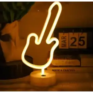 Masa Lambası Neon Gitar