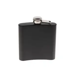 Kullanışlı Paslanmaz Çelik Matara 11x9 cm Siyah 6 Cep