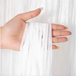 90x200 cm Soft Beyaz Renk Duvar ve Kapı Perdesi İthal 100x200 cm