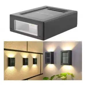 11 cm Kullanıma Uygun Solar 4 Ledli Duvar Aydınlatması